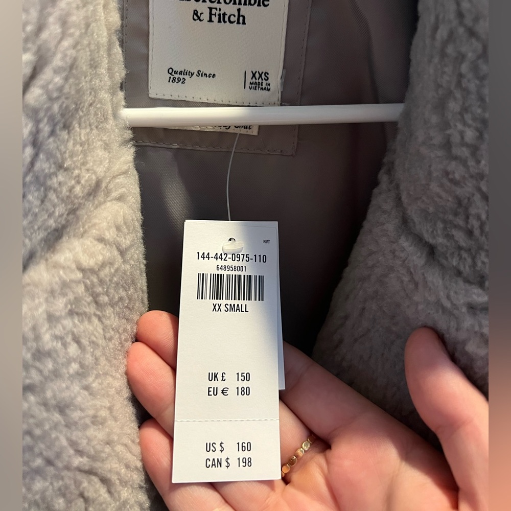 Abercrombie & Fitch Teddy Coat